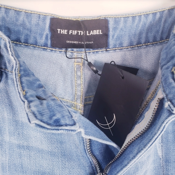 New FIFTH LABEL high waisted straight leg Jeans - Picture 5 of 16